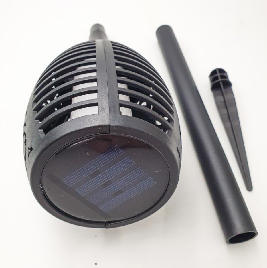 Ліхтар садовий на сонячній батареї UKC Solar Flame Led Light XF-6018, 58*8.5 см (6018), фото 1