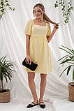 Літня сукня для вагітних та годування Brittany жовта, фото 8