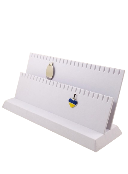 Підставка 2-х рівнева для  підвісок і сережок(цвяшків)   240/48, фото 1