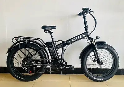 Електровелосипед 24" Corso Vortex TX-65300 500W 48V 13Ah чорний