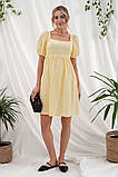 Гарна сукня для вагітних та годування Brittany DR-25.151 жовта, фото 2