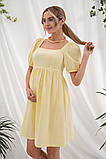 Гарна сукня для вагітних та годування Brittany DR-25.151 жовта, фото 5