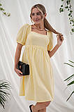 Гарна сукня для вагітних та годування Brittany DR-25.151 жовта, фото 9