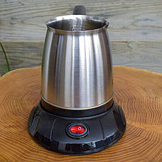 2126 Електрична Кавоварка 500мл Дисковий тен 600 Вт, фото 3