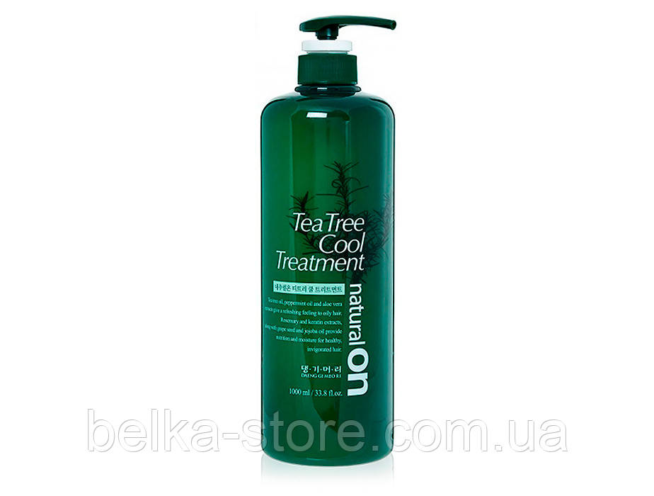 Охолоджуючий відновлювальний кондиціонер для волосся Daeng Gi Meo Ri Naturalon Tea Tree Cool Shampoo 1 л, фото 1