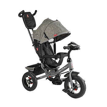 Велосипед триколісний з батьківською ручкою Best Trike (інтерактивна панель, USB, Bluetooth) 3390 - 35-723