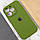 Силіконовий чохол для iPhone 14 Pro Max - Full Camera з мікрофіброю (Лого), Army Green, фото 6