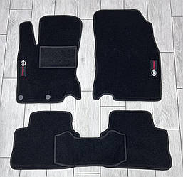 Ворсові килимки в салон для Nissan Qashqai 2014-2021 / Ніссан Кашкай килимки