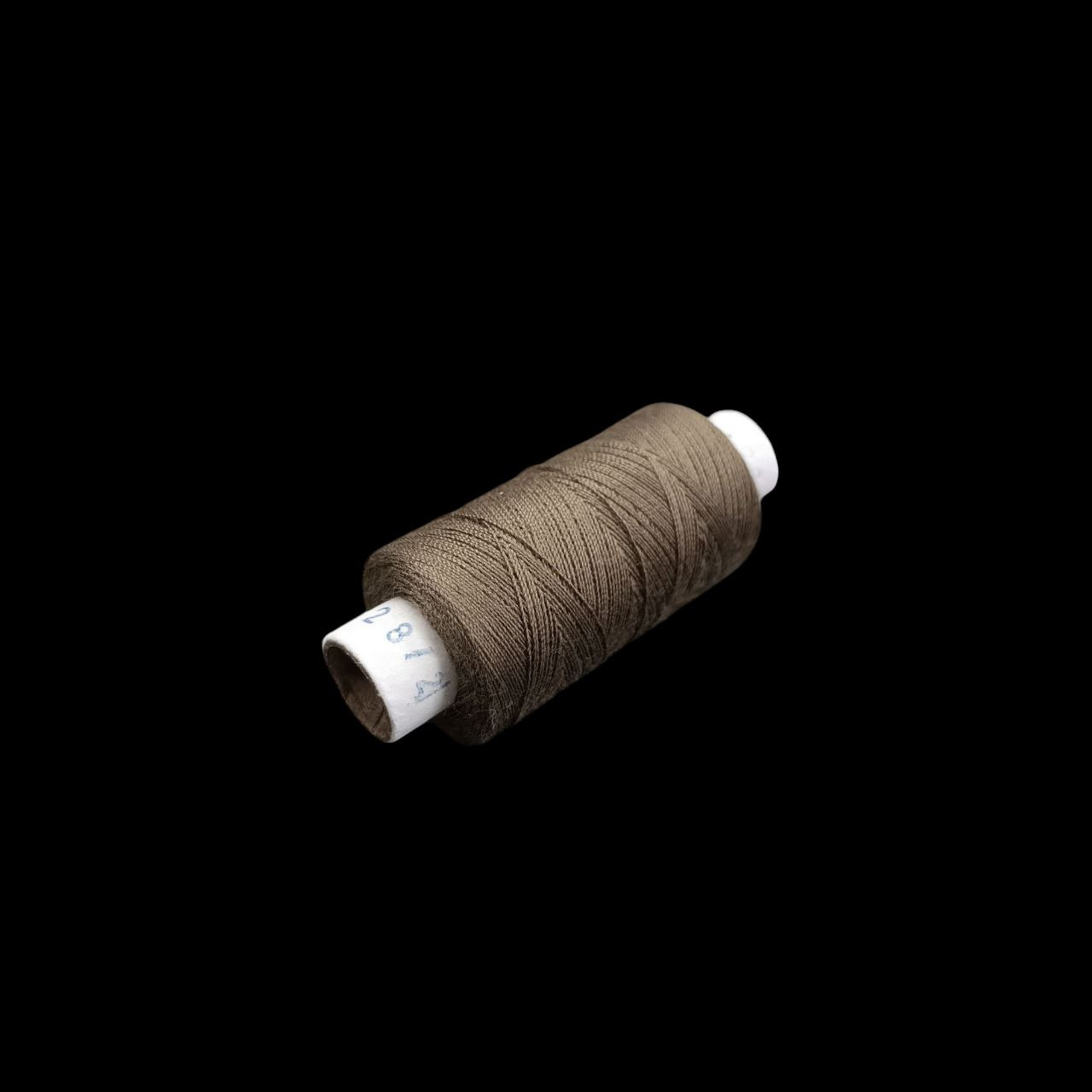 Нитки для шиття 100% поліестер армовані, номер 45ЛЛ, довжина 200 ярдів, колір койот, фото 1