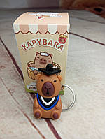 Брелок Капібара брелок іграшка  фігурка Капібара підвіска на рюкзак сумку 4,5 см Сapybara keychain №19