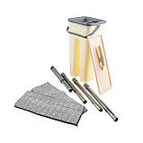 Швабра телескопічна з відром з віджимом та мопом з мікрофібри (5280), фото 4