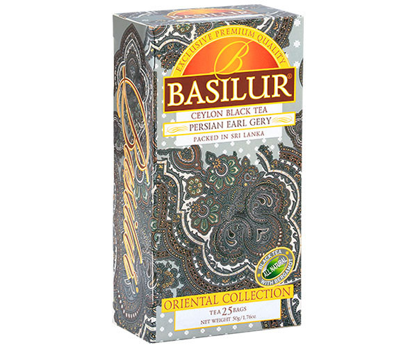 Чорний чай Basilur Перський Граф Грей Східна колекція пакетований 25х2г, фото 1
