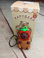 Брелок Капібара брелок іграшка  фігурка Капібара підвіска на рюкзак сумку 4,5 см Сapybara keychain №20