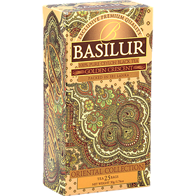 Чорний чай Basilur Золотий півмісяць Східна колекція пакетований 25х2г