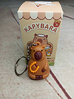 Брелок Капібара брелок іграшка  фігурка Капібара підвіска на рюкзак сумку 4,5 см Сapybara keychain №24