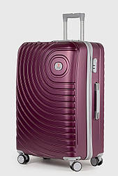 Велика пластикова валіза Three Birds 2024-02-19L фіолетова