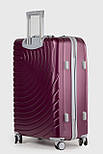 Велика пластикова валіза Three Birds 2024-02-19L фіолетова, фото 6
