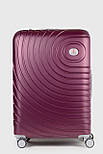 Велика пластикова валіза Three Birds 2024-02-19L фіолетова, фото 3