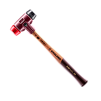 Молоток Halder Simplex 3026 насадки із чорної гуми і червоного пластику