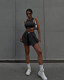 Костюм жіночий спортивний літній топ і шорти (Норма), фото 2