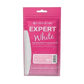 Набір змінних білих файлів для пилки півмісяць 180 грит Staleks Pro Expert 42, 50 шт
