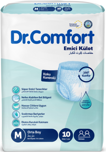 Підгузники труси для дорослих  Dr Comfort Medium 70-120 см 10 шт
