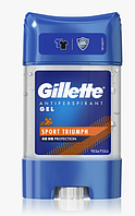 Гелевий дезодорант антиперспірант Gillette Sport Triumph 70 мл