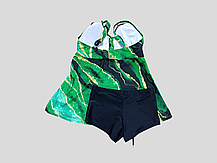 ОПТТанкини с шортами 25316 Fuba зеленый (В НАЛИЧИИ ТОЛЬКО 52 54 56 58 60 УКР р-ры), фото 4