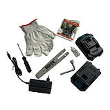 Акумуляторна Ланцюгова Пила BOXER BX-3307  6" 24В | 2 шини + 2 ланцюги, фото 9