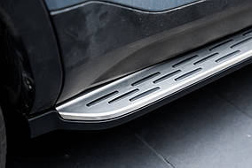 Бокові пороги (2 шт) для Volvo XC60 2017- рр