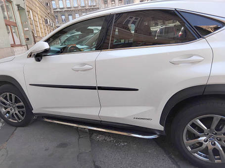 Бокові пороги Оригінал V2 (2 шт) для Lexus NX 2014-2021 рр, фото 1