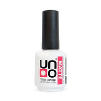 Топ для нігтів без липкого шару ,TOP UNO 15ml МАТТЕ
