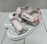 Дитячі босоніжки Tom M для дівчинки рожеві 30-31, фото 5