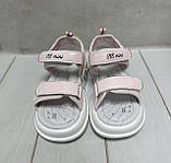 Дитячі босоніжки Tom M для дівчинки рожеві 30-31, фото 4