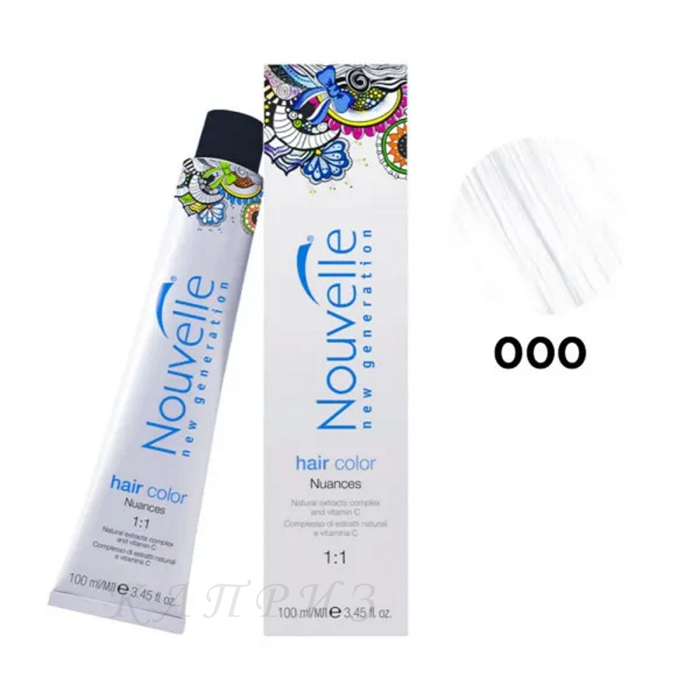 Фарба для волосся NOUVELE 000 дуже світлий 100 мл, фото 1