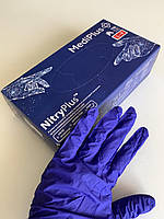 Перчатки нитриловые MediPlus NitryPlus темно-синие 100 шт.