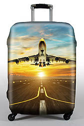 Універсальний чохол для маленької валізи 20-17-S жовтий