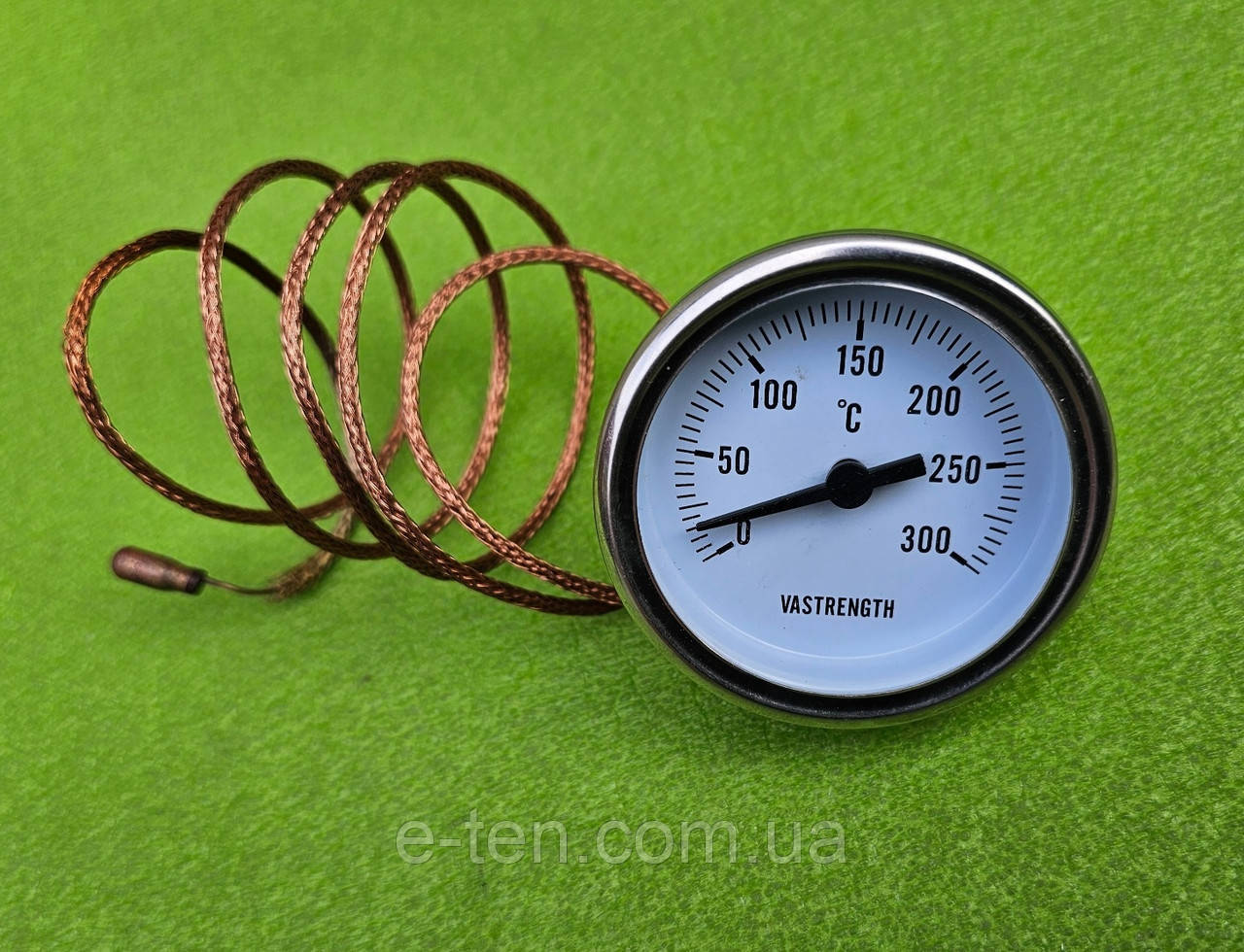 Термометр капілярний VASTRENGTH Ø60мм / T=0...+300°С / L=1метр (довжина капіляра)