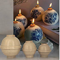 Молд "Кулька" для круглої свічки, d=70 мм, середній, М, 1 шт. Міцний пластик.