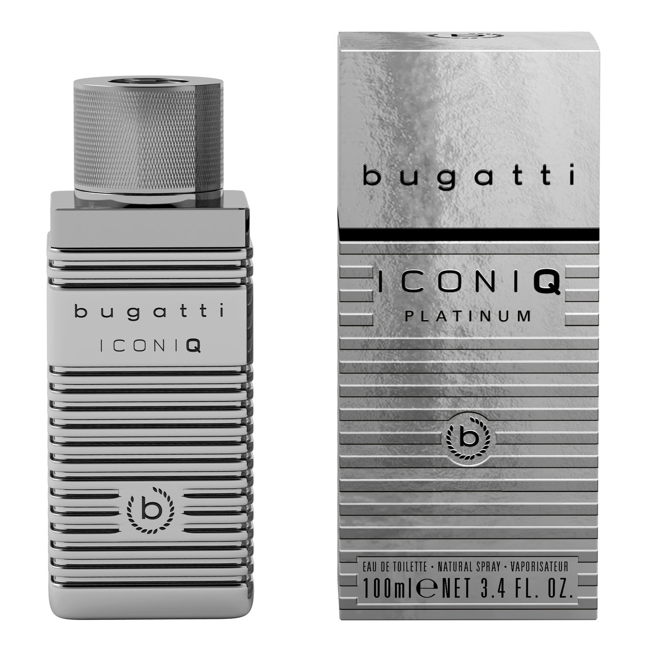 Bugatti Туалетна вода для чоловіків Iconiq Platinum , 100 мл, фото 1