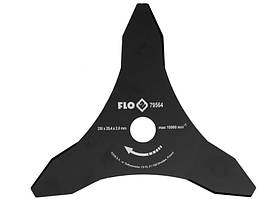 Ніж для тримера 250×25.4x2мм, 3Т-сегменти FLO 79564