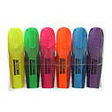 Набір з 6 текст-маркерів NEON, 2-4 мм, з гумовими вставками BM.8904-94, фото 3