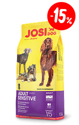 Акція! Корм JosiDog Adult Sensitive (ЙозіДог Сенситів при чутливому травленні) 15кг.+БЕЗКОШТОВНА ДОСТАВКА!