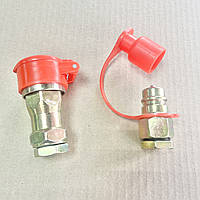 Муфта розривна євро клапан двостороння M22X1,5 (черв.) Євро клапан PL-149