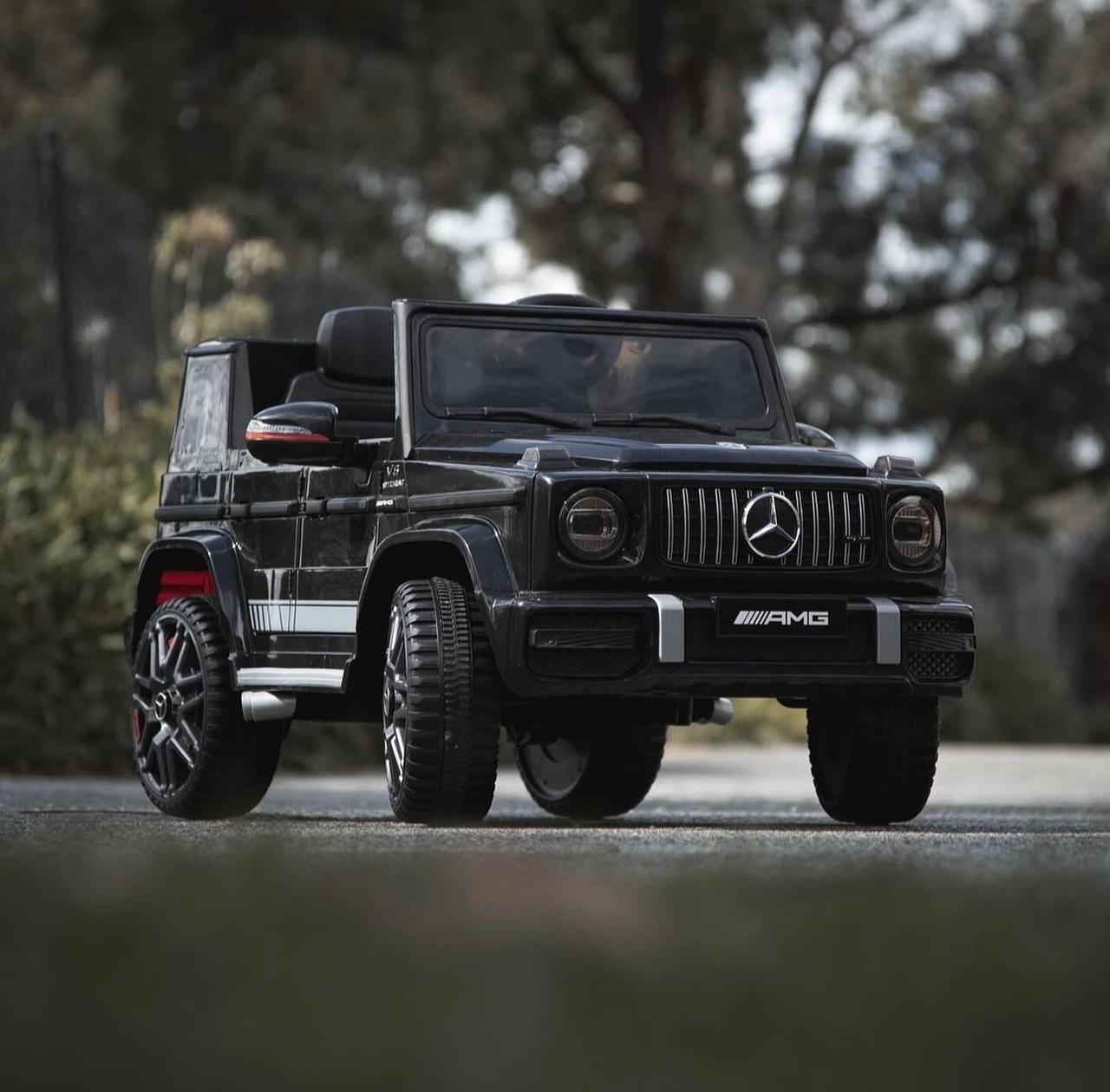 Дитячий електромобіль на акумуляторі Джип Mercedes M 4180 з пультом р/у для дітей 3-8 років автофарбування чорний