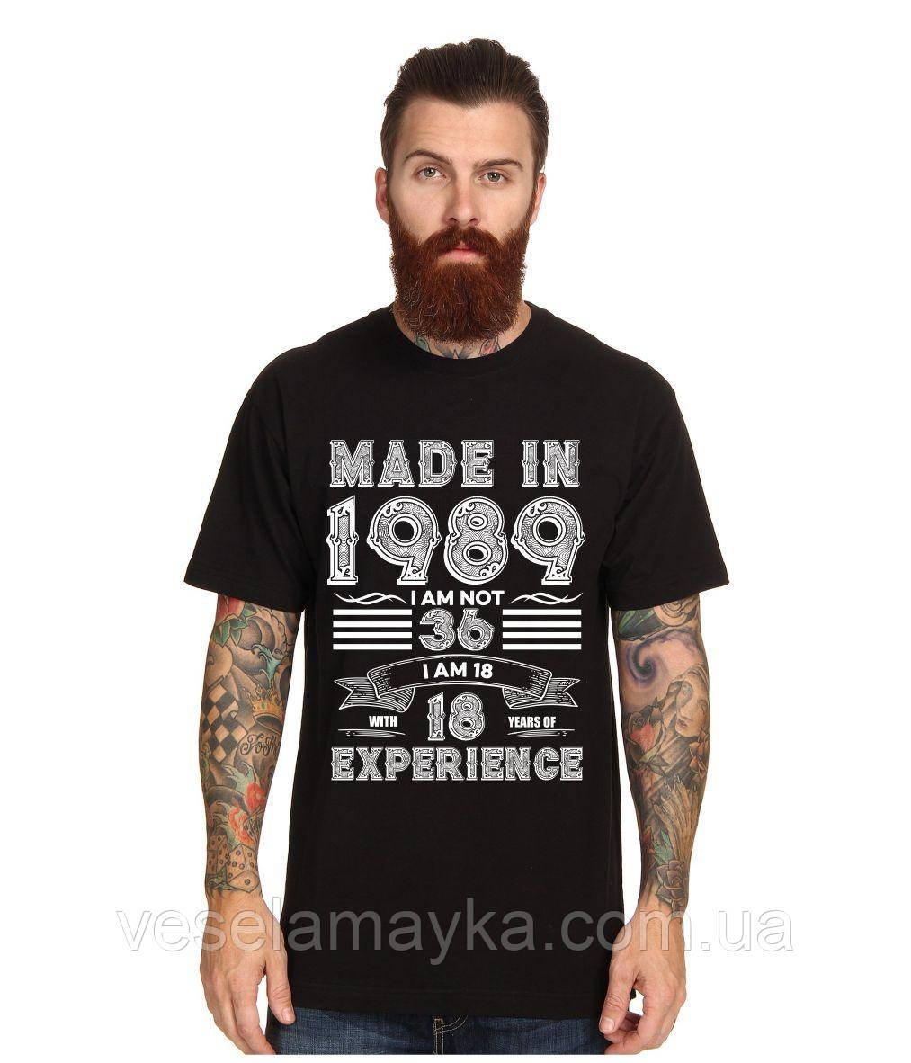 Футболка "36 років" (Made in 1989)