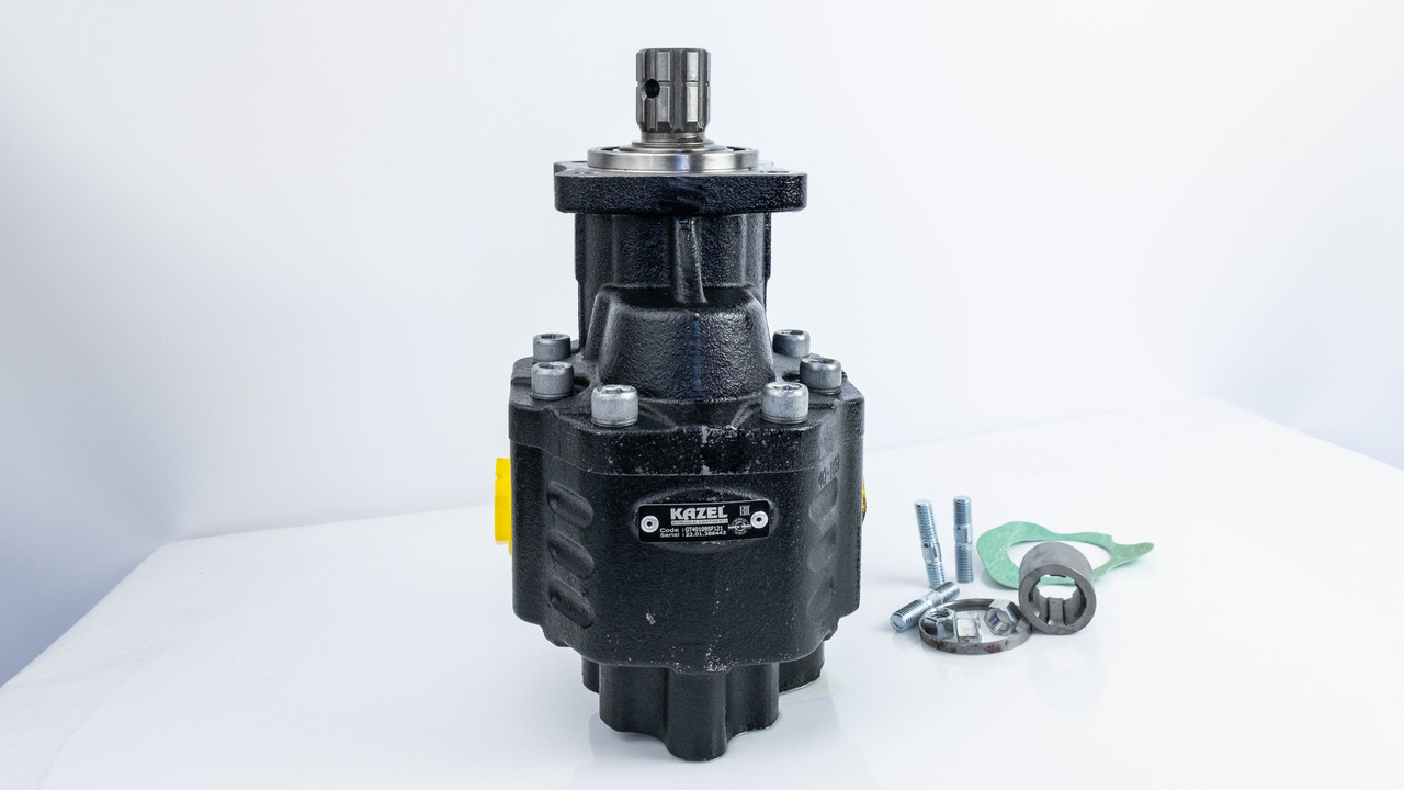 Насос ISO GANI TDM 109 RIGHT (GT40109SF121) шестеренний правий, V 109 см3, Pmax 250 Бар, Rpm 1800 об/хв, Kazel