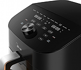 Мультипіч аерофритюрниця подвійна аерогриль Midea MAD1100DADK 2 зони приготування 10 програм управління з телефону, фото 8