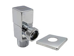 Кутовий кран 1/2"х1/2" керамічна-букса Chrome ASCO