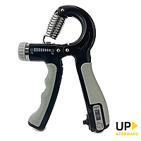 Эспандер кистевой c счетчиком пружинный с регулируемой нагрузкой 10 - 60 кг tox